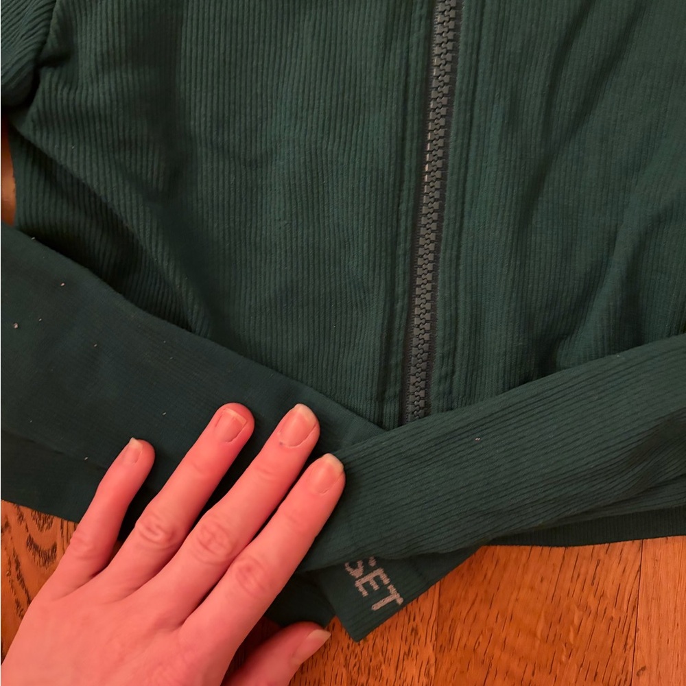 Set Active Deep Green Microfiber Jacket - image 6